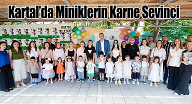 Kartal'da Miniklerin Karne Sevinci