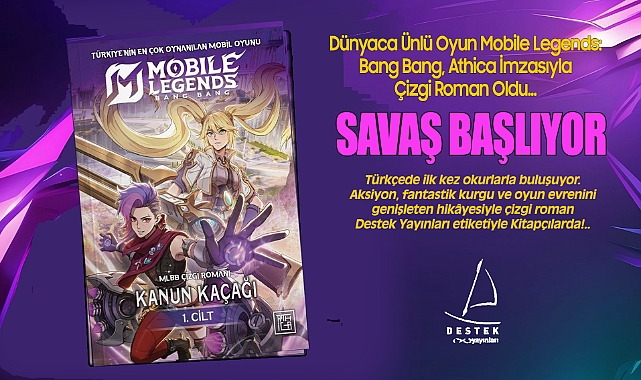 Dünyaca Ünlü Oyun Mobile Legends: Bang Bang, Athica İmzasıyla Çizgi Roman Oldu